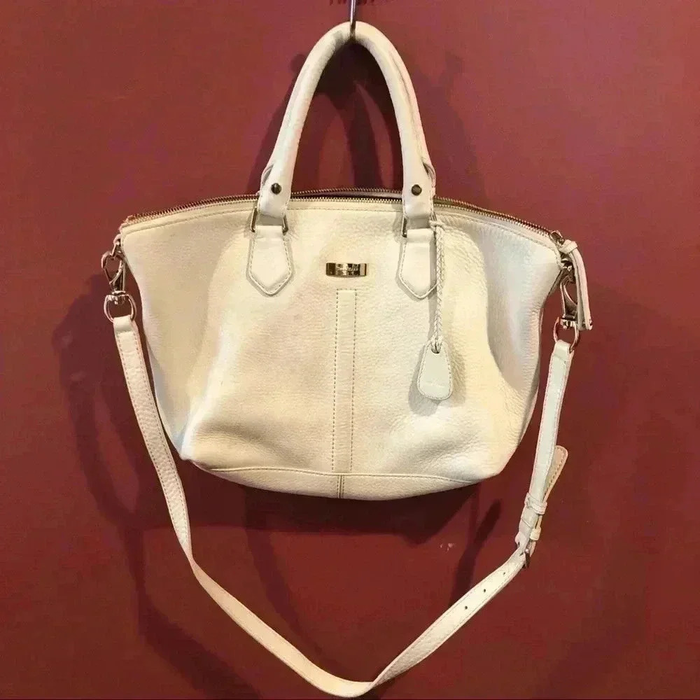 Cole Hann White Purse
